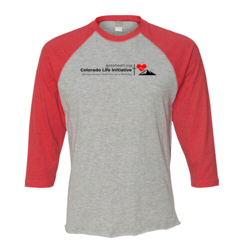 Unisex 3/4 Sleeve Length Baseball Tee Thumbnail