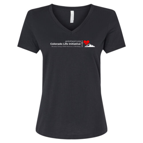 Bella Canvas Ladies V-Neck T-shirt Thumbnail