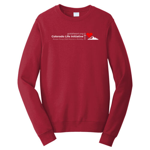 Crewneck Sweatshirt with How Beautiful back Thumbnail