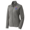 Women's Heather Microfleece Full Zip Jacket Thumbnail